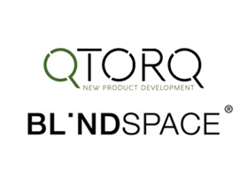 Qtorq och Blindspace logotyp